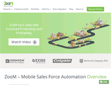 Tablet Screenshot of mobilesalesforceautomation.net